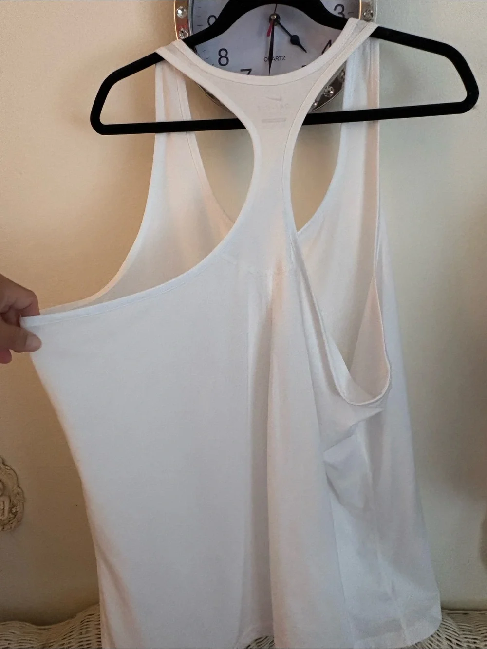 Nike White Women's Racerback Tank Top